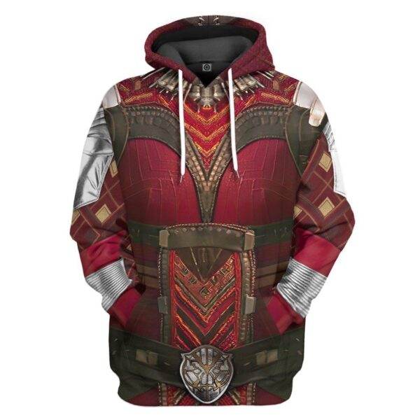 Gearhuman 3D Black Panther Dora Milaje Custom Hoodie Apparel GW240980 3D Apparel Hoodie S 
