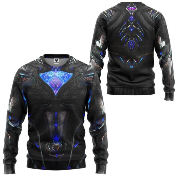 Gearhuman 3D Black Power Ranger 2017 Custom Sweatshirt Apparel GJ30091 Sweatshirt