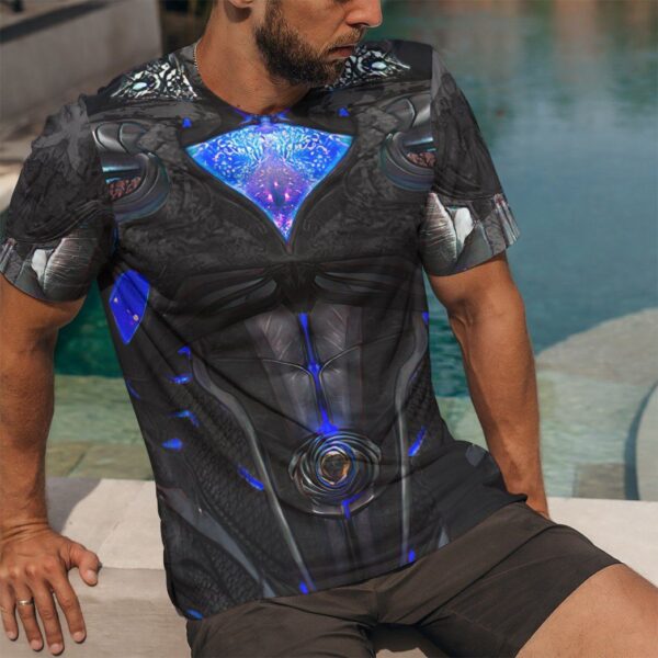 Gearhuman 3D Black Power Ranger 2017 Custom Tshirt Apparel GJ30091 3D T-shirt