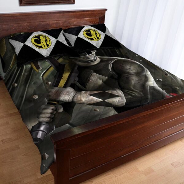 Gearhuman 3D Black Power Ranger Custom Quilt Set GW13015 Quilt Set
