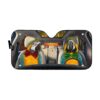 Gearhuman 3D Blue Gold Macaw Parrot Auto Car Sunshade GV030316 Auto Sunshade 57''x27.5''