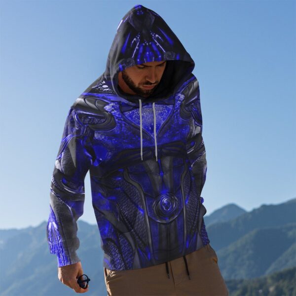 Gearhuman 3D Blue Power Ranger 2017 Custom Hoodie Apparel GJ25092 3D Apparel 