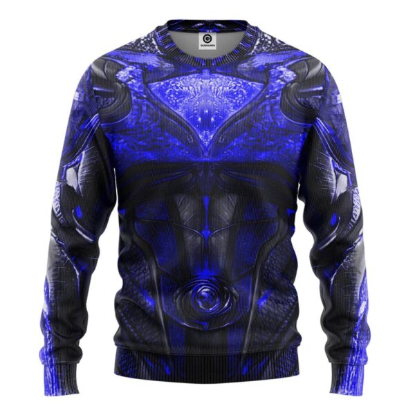 Gearhuman 3D Blue Power Ranger 2017 Custom Sweatshirt Apparel GJ25092 Sweatshirt Sweatshirt S 