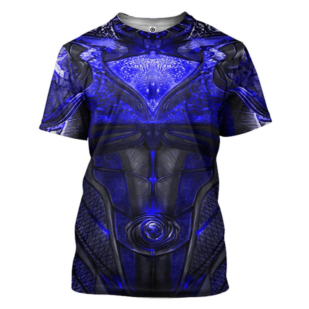 Gearhuman 3D Blue Power Ranger 2017 Custom Tshirt Apparel GJ25092 3D T-shirt T-Shirt S