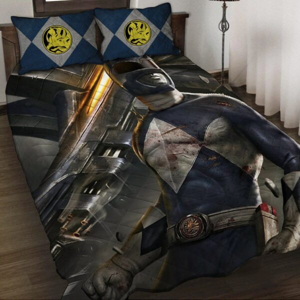 Gearhuman 3D Blue Power Ranger Custom Quilt Set GW13014 Quilt Set 