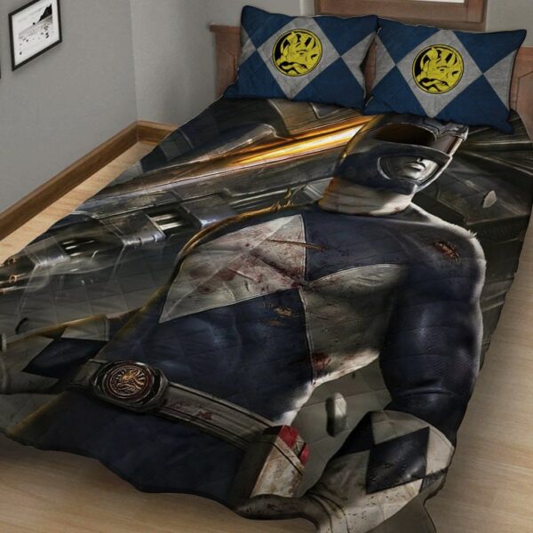 Gearhuman 3D Blue Power Ranger Custom Quilt Set GW13014 Quilt Set 