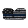 Gearhuman 3D Blue Thin Line American Flag Auto Sunshade ZK2805218 Auto Sunshade 57''x27.5''