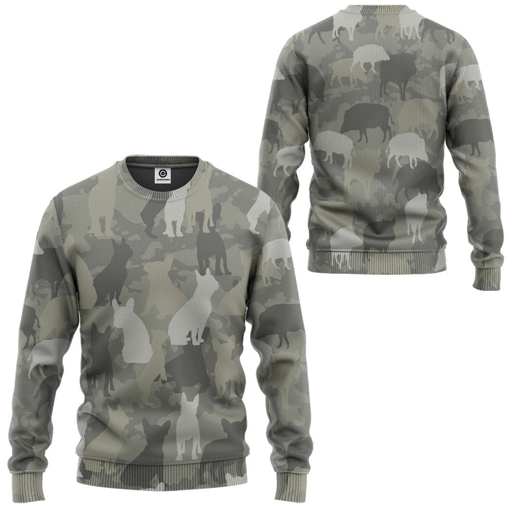 Gearhuman 3D Boar Camo Custom Tshirt Hoodie Apparel GV08123 3D Apparel