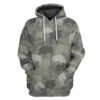 Gearhuman 3D Boar Camo Custom Tshirt Hoodie Apparel GV08123 3D Apparel Hoodie S