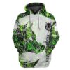 Gearhuman 3D Boar Hunter Green Custom Tshirt Hoodie Apparel GV08118 3D Apparel Hoodie S