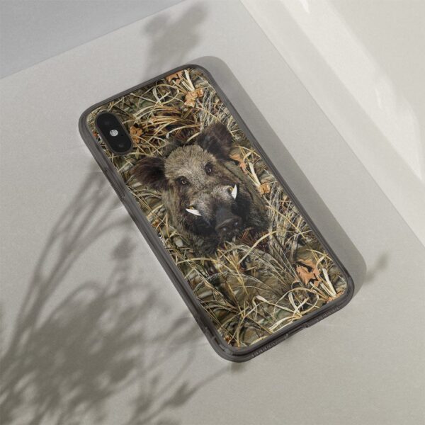 Gearhuman 3D Boar Hunting Custom Phone Case GVC091111 Glass Phone Case 
