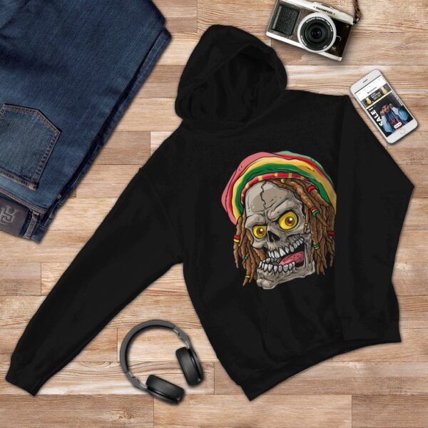 Gearhuman 3D Bob Marley Skull 1 Hoodie Apparel GQ21091 3D Apparel