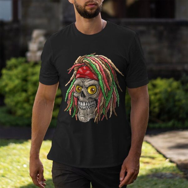 Gearhuman 3D Bob Marley Skull 2 Tshirt Apparel GQ21092 3D T-shirt