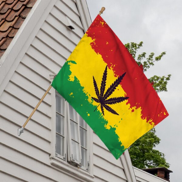 Gearhuman 3D Bob Reggae Flag ZK1506214 Flag House 