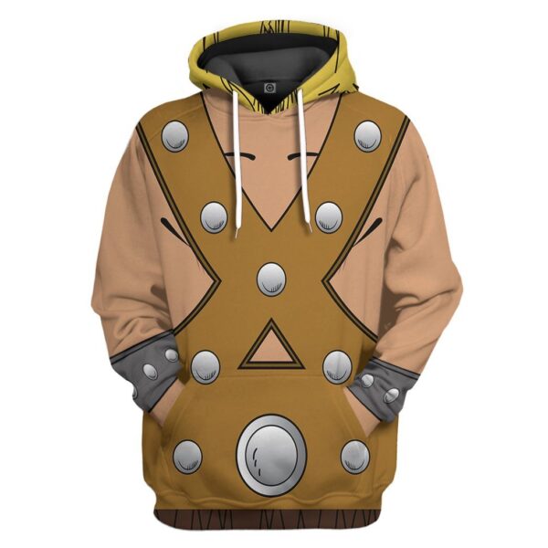 Gearhuman 3D Bobby The Barbarian Dungeons And Dragon Custom Tshirt Hoodie Apparel GK17023 3D Apparel Hoodie S