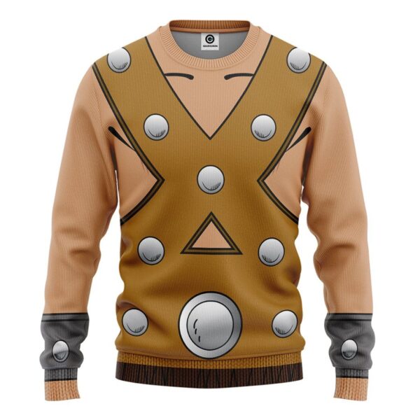 Gearhuman 3D Bobby The Barbarian Dungeons And Dragon Custom Tshirt Hoodie Apparel GK17023 3D Apparel Long Sleeve S