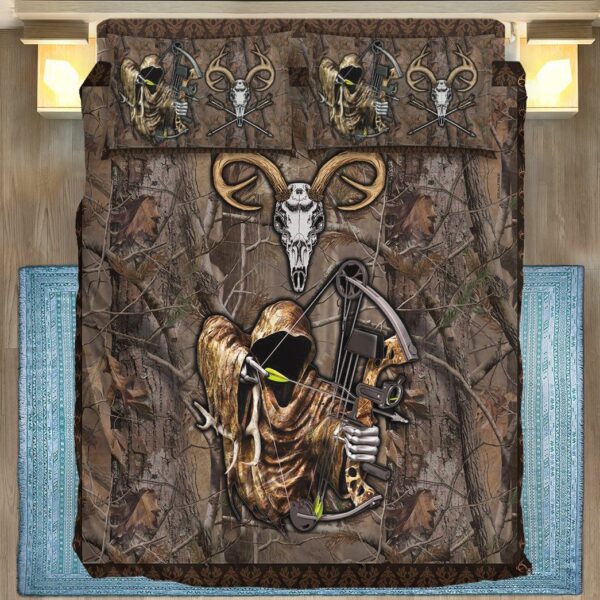 Gearhuman 3D Bow Hunting Custom Bedding Set GV06116 Bedding Set Twin 3PCS 