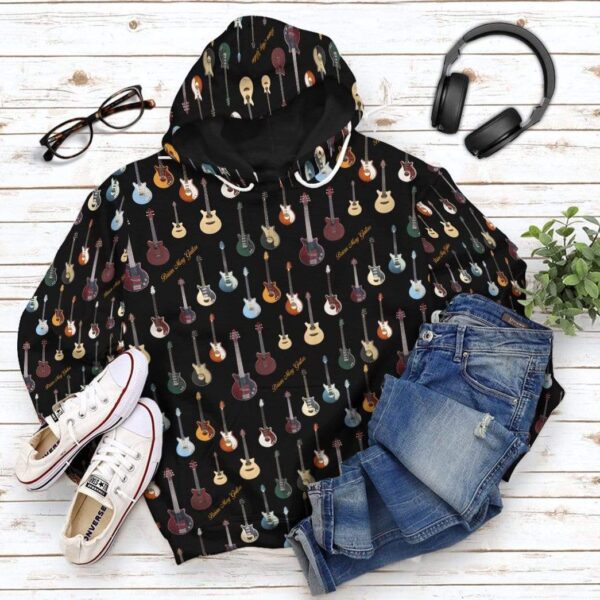 Gearhuman 3D Brian May Custom Hoodie Apparel GL10089 3D Custom Fleece Hoodies 