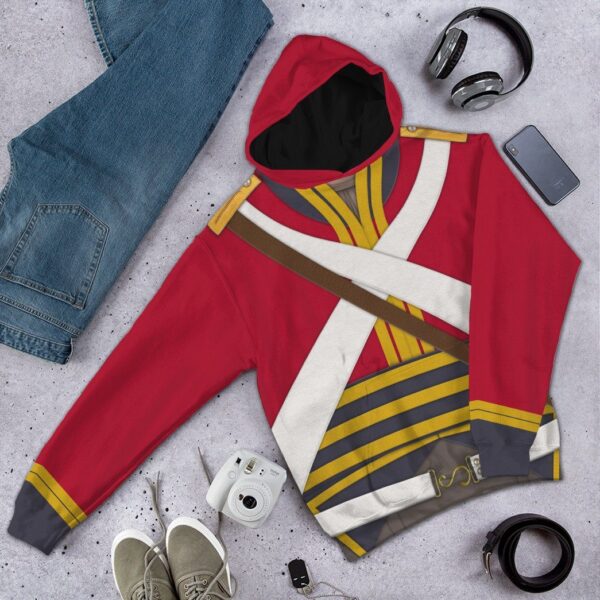 Gearhuman 3D British 2nd Heavy Dragoon Custom Hoodie Apparel GV190816 3D Custom Fleece Hoodies 