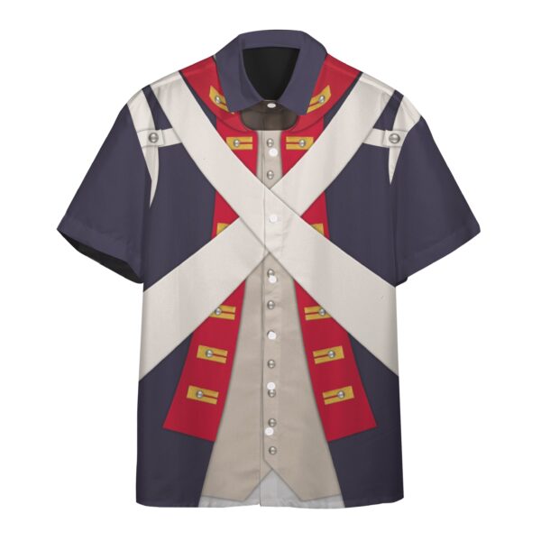 Gearhuman 3D British Foot Artillery Custom Short Sleeve Shirt GV171112 Short Sleeve Shirt Short Sleeve Shirt S 