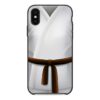 Gearhuman 3D Brown Karate Belt Phone Case ZK1706213 Glass Phone Case Iphone X