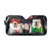 Gearhuman 3D Bulldog 07 Custom Car Auto Sunshade GV260819 Auto Sunshade 57''x27.5''