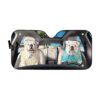 Gearhuman 3D Bulldog 14 Custom Car Auto Sunshade GV260821 Auto Sunshade 57''x27.5''