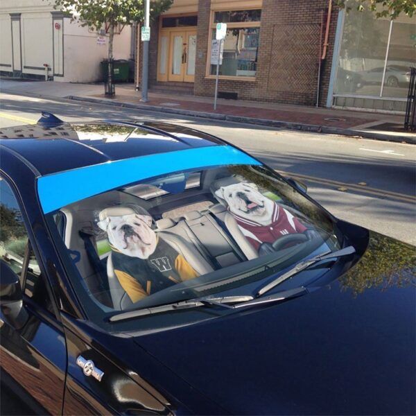 Gearhuman 3D Bulldog 22 Custom Car Auto Sunshade GV260828 Auto Sunshade 
