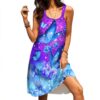 Gearhuman 3D Butterfly Sleeveless Beach Dress ZZ2206212 Beach Dress Beach Dress S