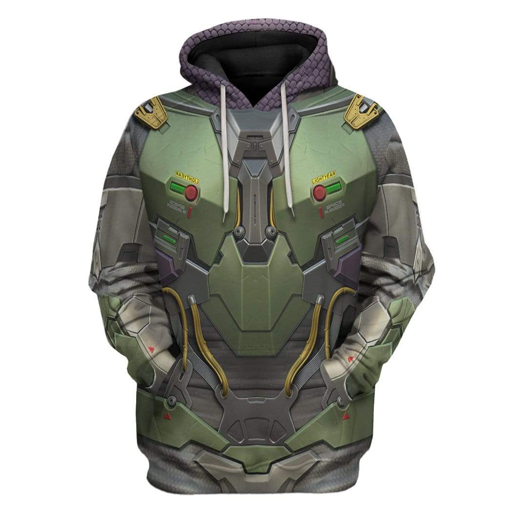 Gearhuman 3D Buzz Lightyear Costume Custom Hoodie Apparel GW060814 3D Custom Fleece Hoodies Hoodie S