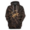 Gearhuman 3D Cactus Jack Brown Tie Dye Custom Hoodie Apparel GW10095 3D Custom Fleece Hoodies Hoodie S