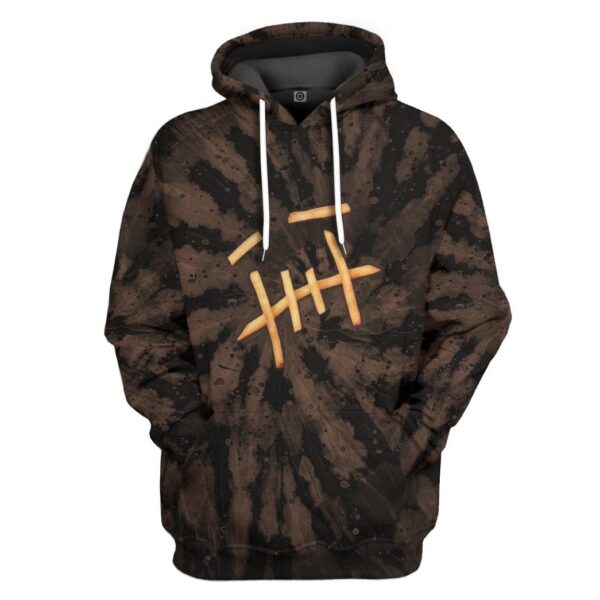 Gearhuman 3D Cactus Jack Brown Tie Dye Custom Hoodie Apparel GW10095 3D Custom Fleece Hoodies Hoodie S 