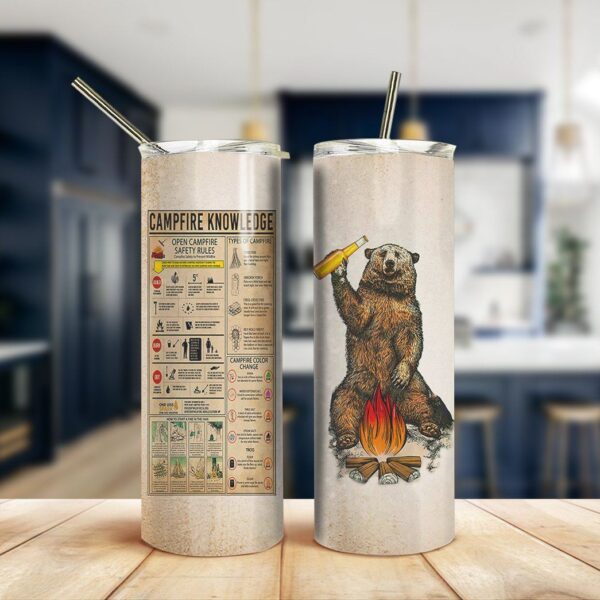 Gearhuman 3D Camfire Knowledge Custom Tumbler GB29125 Tumbler
