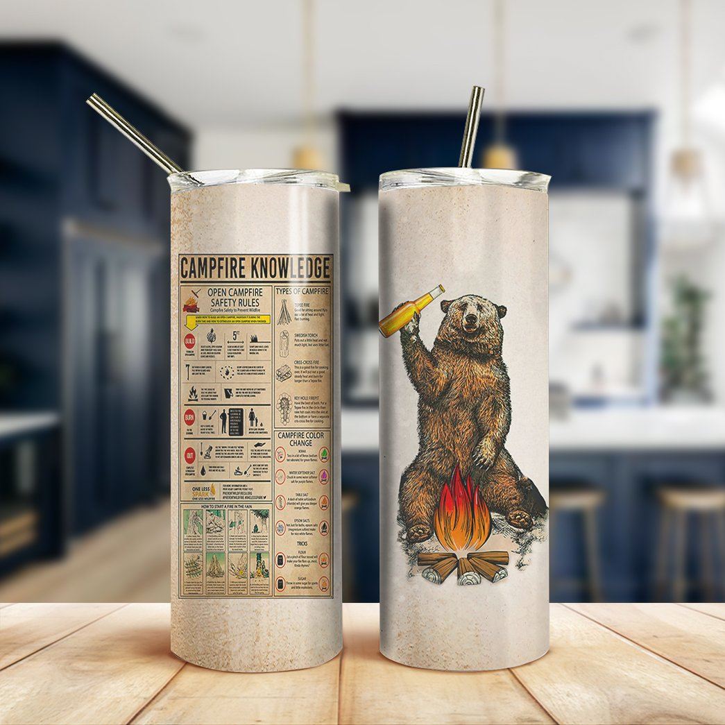 Gearhuman 3D Camfire Knowledge Custom Tumbler GB29125 Tumbler