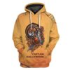 Gearhuman 3D Captain Halloween Custom Hoodie Apparel GJ02102 3D Apparel Hoodie S