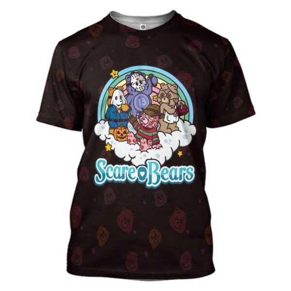 Gearhuman 3D Care Bears Halloween Tshirt Apparel GJ23094 3D T-shirt T-Shirt S 