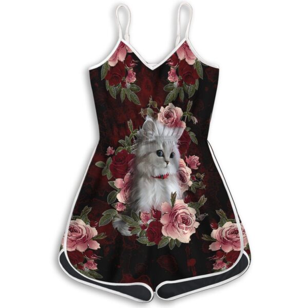 Gearhuman 3D Cat And Flower Custom Rompers GV14106 Rompers Rompers S 