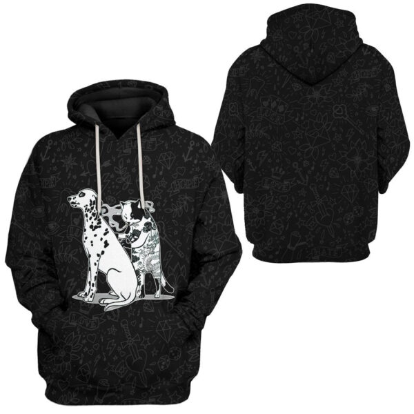 Gearhuman 3D Cat Tattoo Custom Tshirt Hoodie Apparel GC21102 3D Apparel