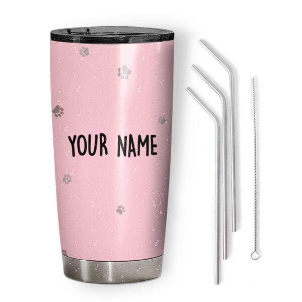 Gearhuman 3D Cats Make Me Happy Custom Name Tumbler GB01124 Tumbler
