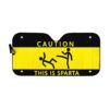 Gearhuman 3D Caution This Is Sparta Auto Sunshade ZK2805211 Auto Sunshade 57''x27.5''