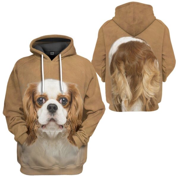 Gearhuman 3D Cavalier King Charles Spaniel Dog Tshirt Hoodie Apparel GV050310 3D Apparel