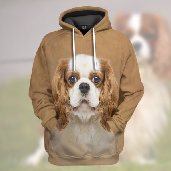 Gearhuman 3D Cavalier King Charles Spaniel Dog Tshirt Hoodie Apparel GV050310 3D Apparel