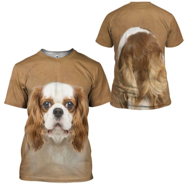 Gearhuman 3D Cavalier King Charles Spaniel Dog Tshirt Hoodie Apparel GV050310 3D Apparel