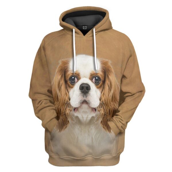 Gearhuman 3D Cavalier King Charles Spaniel Dog Tshirt Hoodie Apparel GV050310 3D Apparel Hoodie S