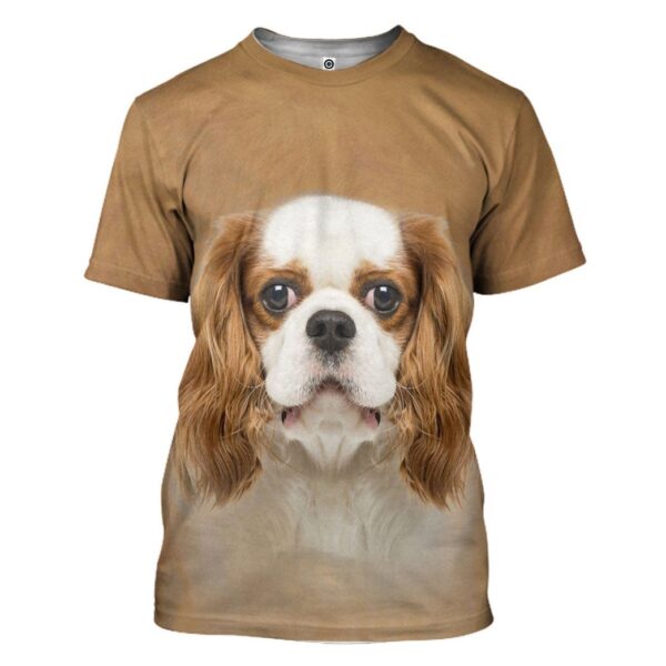 Gearhuman 3D Cavalier King Charles Spaniel Dog Tshirt Hoodie Apparel GV050310 3D Apparel T-Shirt S