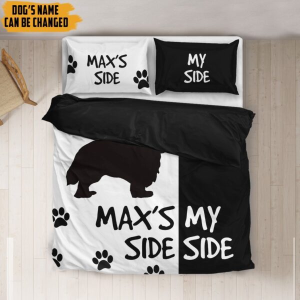 Gearhuman 3D Cavalier King Charles Spaniel Dogs Side My Side Custom Name Bedding Set GW110310 Bedding Set
