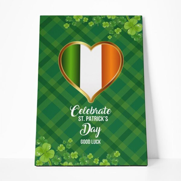 Gearhuman 3D Celebrate St Patricks Day Custom Canvas GW03035 Canvas 1 Piece Non Frame M