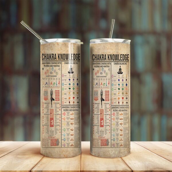 Gearhuman 3D Chakra Knowldege Custom Tumbler GB28127 Tumbler 