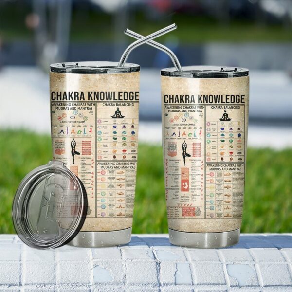 Gearhuman 3D Chakra Knowldege Custom Tumbler GB28127 Tumbler 