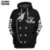 Gearhuman 3D Chef Black Uniform Tasted My Food Custom Name Tshirt Hoodie Apparel GB010310 3D Apparel Hoodie S